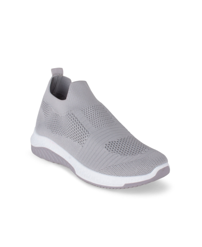 Danskin Women's Cheerful Slip-on Sneakers In Gray