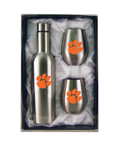 Memory Company Clemson Tigers 28 oz Bottle And 12 oz Tumbler Set In Silver