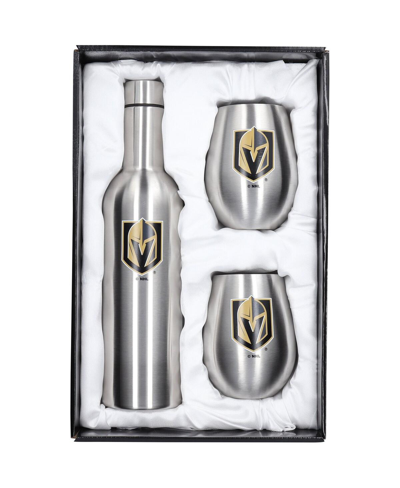Memory Company Vegas Golden Knights 28 oz Stainless Steel Bottle And 12 oz Tumblers Set In Silver