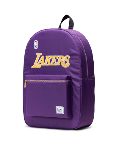 Herschel Supply Co. Los Angeles Lakers Settlement Satin Backpack In Purple