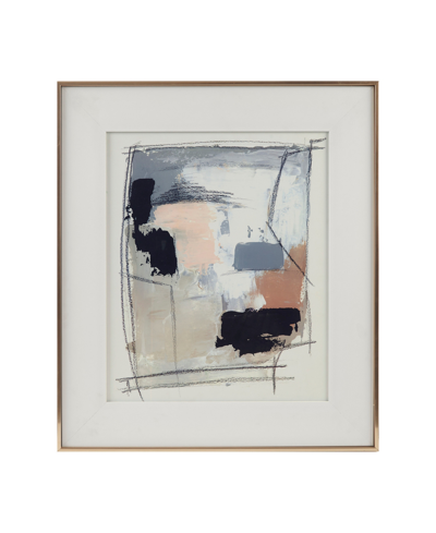 Madison Park Abstract Reveal Double Matted Framed Glass Wall Art In Neutral