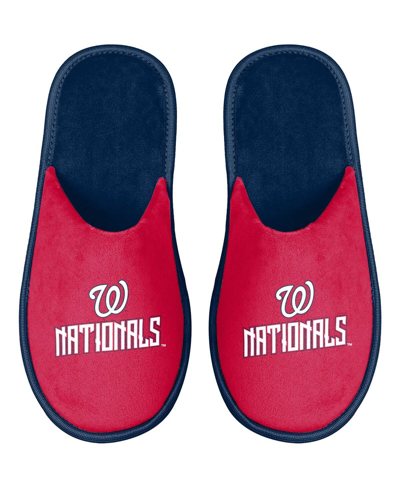Foco Men's  Washington Nationals Scuff Slide Slippers In Red
