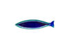 CASAFINA DORI NARROW FISH PLATTER 17 INCH