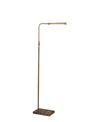 Adesso Reader Led Floor Lamp In Brass