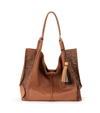 The Sak Los Feliz Tote In Tobacco Moroccan Lasercut