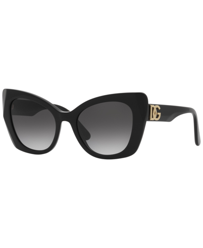 DOLCE & GABBANA WOMEN'S LOW BRIDGE FIT SUNGLASSES, DG4405F 53