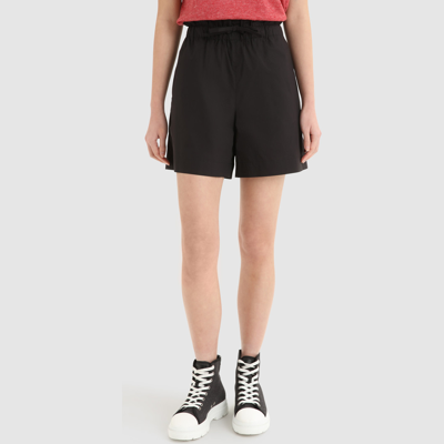 Woolrich Black Poplin Shorts