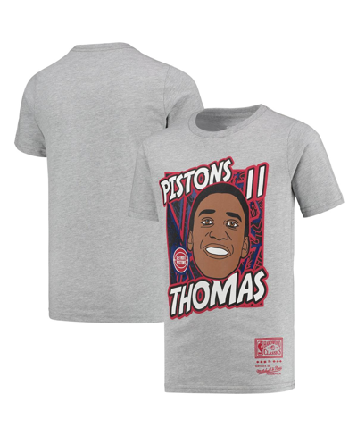 Mitchell & Ness Kids' Youth Boys  Julius Erving Gray Philadelphia 76ers Hardwood Classics King Of The Court