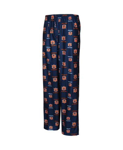 Genuine Stuff Kids' Auburn Tigers Youth Boys Navy Blue Team Logo Flannel Pajama Pants