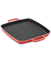MARTHA STEWART COLLECTION CLOSEOUT! MARTHA STEWART COLLECTION SPECKLE ENAMELED CAST IRON GRILL PAN, CREATED FOR MACY'S