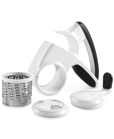 Oxo Good Grips Seal & Store Rotary Grater In White