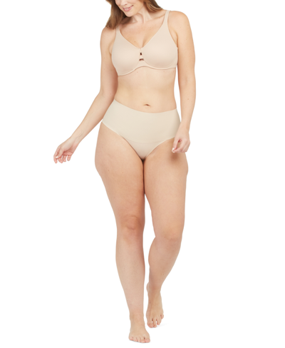 Spanx Low Profile Minimizer Shaping Bra In Champagne Beige