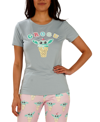 MUNKI MUNKI BABY YODA GROGU ICE CREAM PAJAMA T-SHIRT
