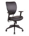 OSP HOME FURNISHINGS SEAT AND BACK TASK CHAIR WITH ADJUSTABLE ANGLED ARMS