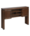 Osp Home Furnishings Baton Rouge Hutch In Brushed Walnut