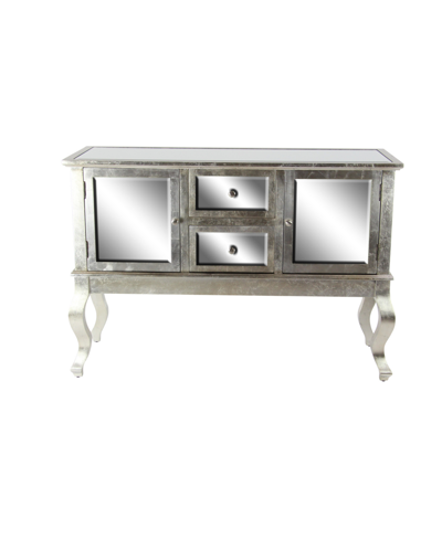 Rosemary Lane Wood Glam Buffet In Silver-tone