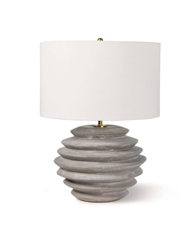 Regina Andrew Design Regina Andrew Canyon Ceramic Table Lamp In Gray