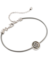 Kendra Scott Dira Charm Bracelet In Black Mother Of Pearl
