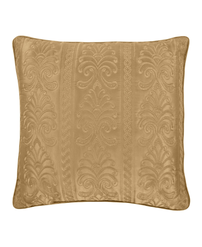 J Queen New York Lyndon Decorative Pillow, 18" X 18" In Gold-tone