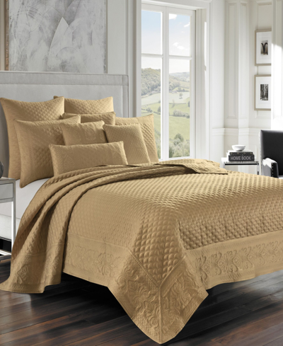 J Queen New York Lyndon Coverlet, Full/queen In Gold-tone