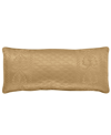 J Queen New York Lyndon Boudoir Decorative Pillow, 12" X 26" In Gold-tone