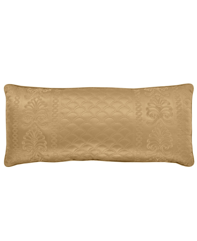 J Queen New York Lyndon Boudoir Decorative Pillow, 12" X 26" In Gold-tone