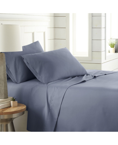 Southshore Fine Linens Chic Solids Ultra Soft 4-piece Bed Sheet Sets, Twin In Blue