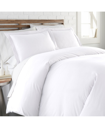 Southshore Fine Linens Ultra Soft Modern Duvet Cover And Sham Set, King In White