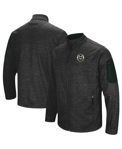 Colosseum Men's  Heathered Charcoal Colorado State Rams Anchor Full-zip Jacket