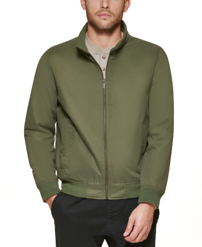 Club Room Men's Regular-fit Bomber Jacket, Created For Macy's In Olive