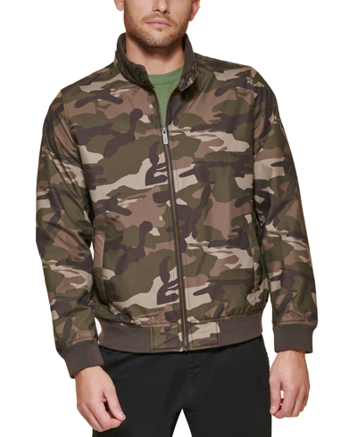 Club Room Men's Regular-fit Bomber Jacket, Created For Macy's In Camo