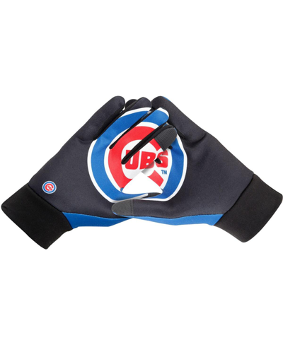 Foco Men's  Chicago Cubs Palm Logo Texting Gloves In Royal