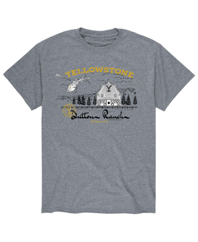 Airwaves Men's Yellowstone Dutton Ranch T-shirt In Gray