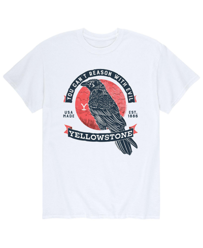 Airwaves Men's Yellowstone Crow T-shirt In White