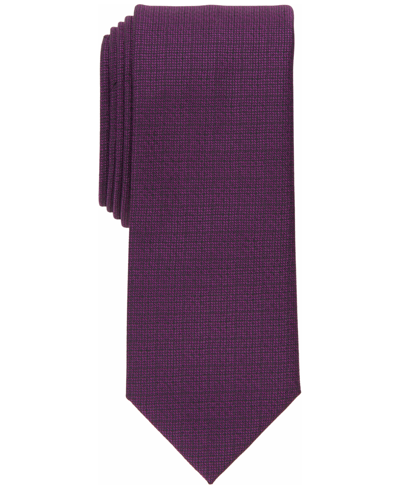 Inc International Concepts Men's Solid Tie, Created For Macy's In Berry