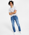 INC INTERNATIONAL CONCEPTS MEN'S SLIM-FIT MEDIUM WASH JEANS, CREATED FOR MACY'S