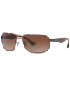 Ray Ban Rb3492 Sonnenbrillen Tortoise Fassung Braun Glas 62-16 In Brown