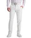 Kenneth Cole Reaction Men's Modern-fit Micro-check Dress Pants In White