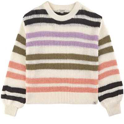 Garcia Kids' Striped Sweater Cream