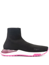 Ferragamo Ninette Sock Trainers In Black