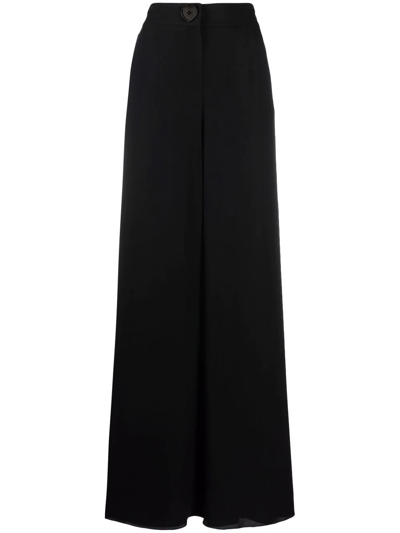 MOSCHINO HIGH-WAISTED FLARED TROUSERS