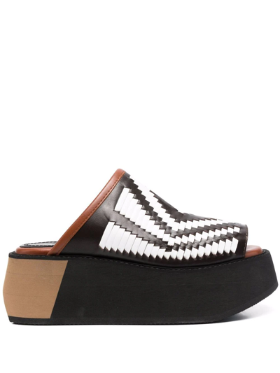 Colville Kerouac Platform Sandals In Black