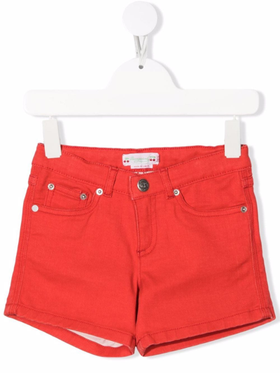Bonpoint Teen Girls Red Denim Shorts
