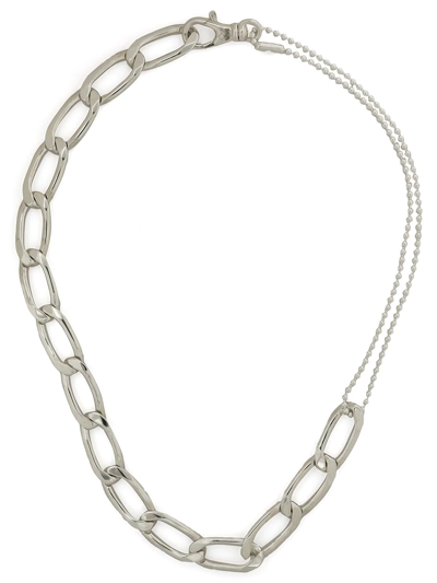 Martine Ali Rox Race Choker Necklace In Silver