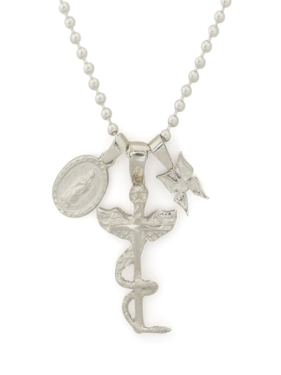 Martine Ali Damien Charm Necklace In Silver