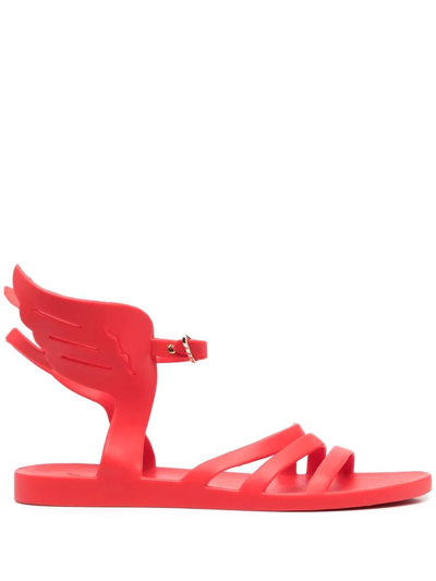 Ancient Greek Sandals Ikaria 果冻凉鞋 In Red