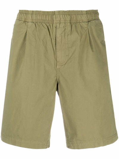 Woolrich Straight-leg Track Shorts In Green