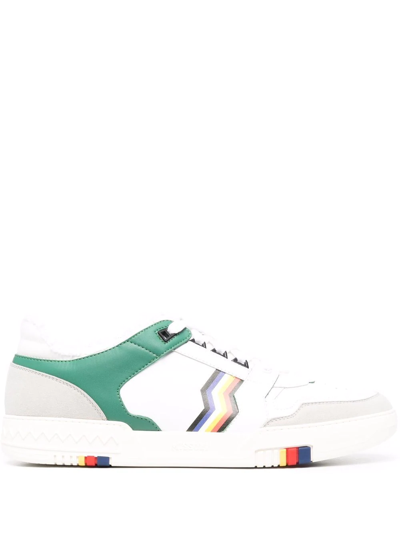 Missoni Trainers Acbc Leather Pine Green In  White