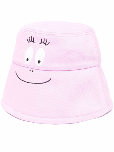 Patou Graphic-print Bucket Hat In Pink
