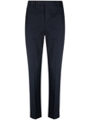 Pt Torino Slim-fit Chino Pants With Peats In Blue